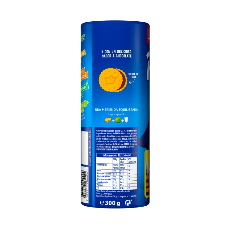 galletas rellenas choco, 300g