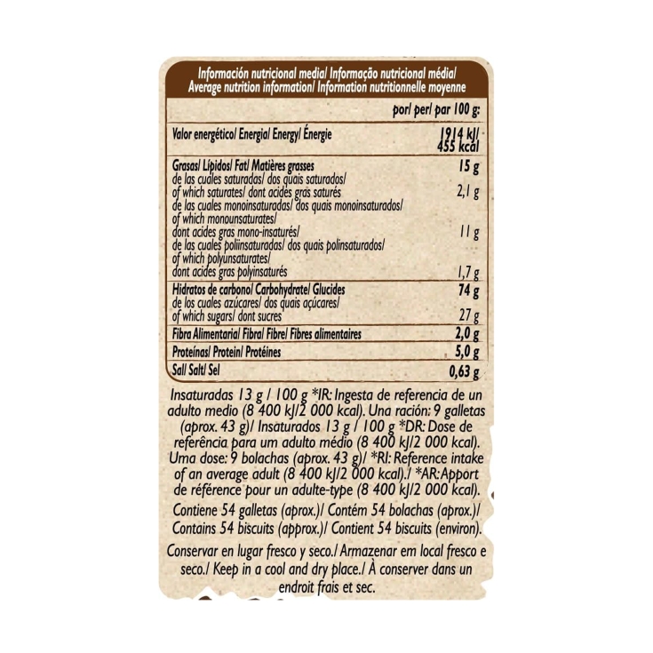galletas mini campurrianas, 260g