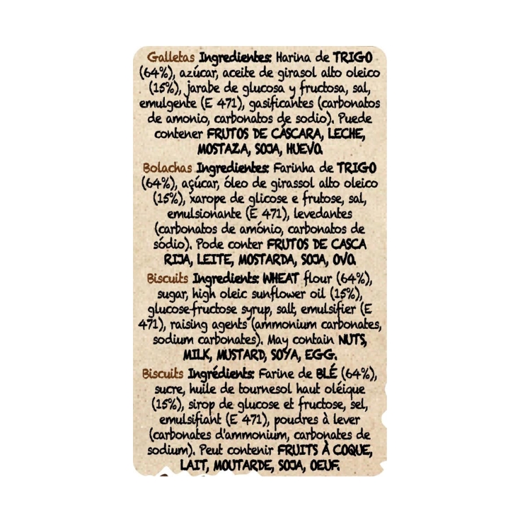 galletas mini campurrianas, 260g