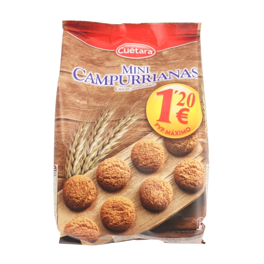 galletas mini campurrianas, 260g