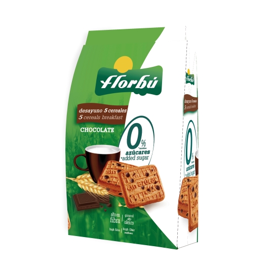 galletas desayunos chocolate 5 cereales, 370g