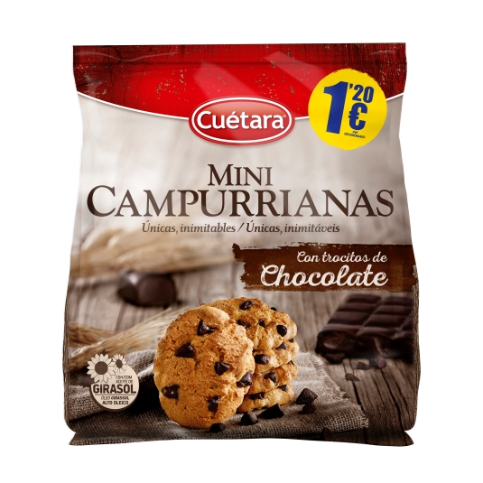 galletas mini campurrianas, 122g
