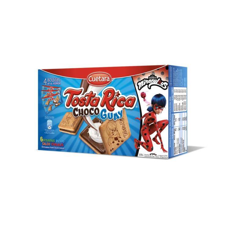 Tosta Rica Choco Guay CUÉTARA, caja 168 g