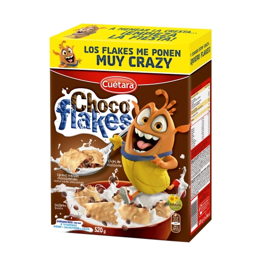 galletas chocoflakes, 520g