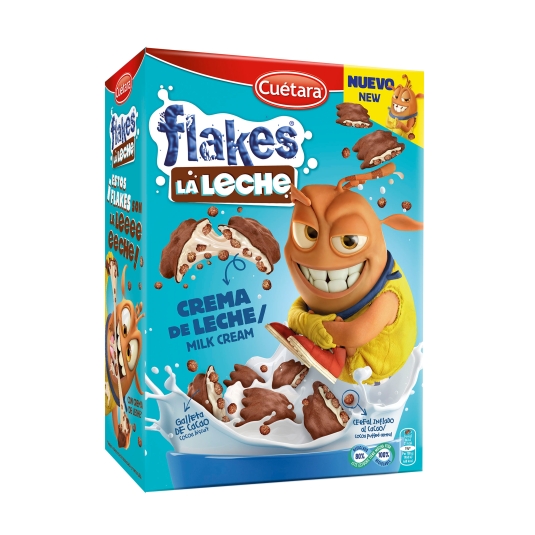 galletas flakes la leche, 480g