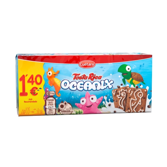 galletas oceanix tostarica, 160g