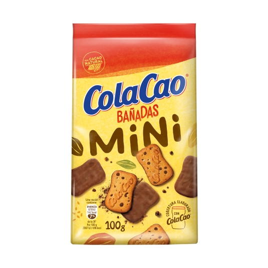 galletas mini bañadas, 100g