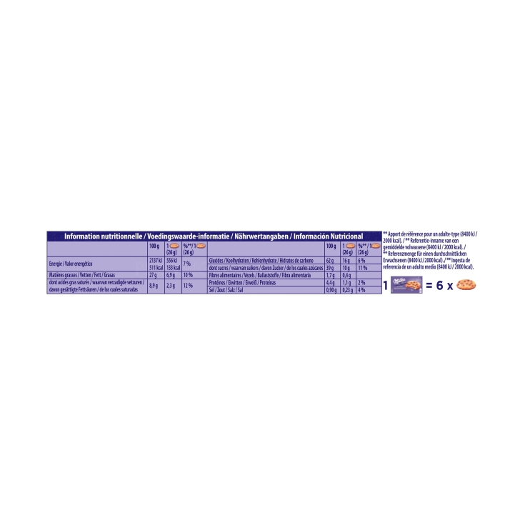cookies sensation, 156g