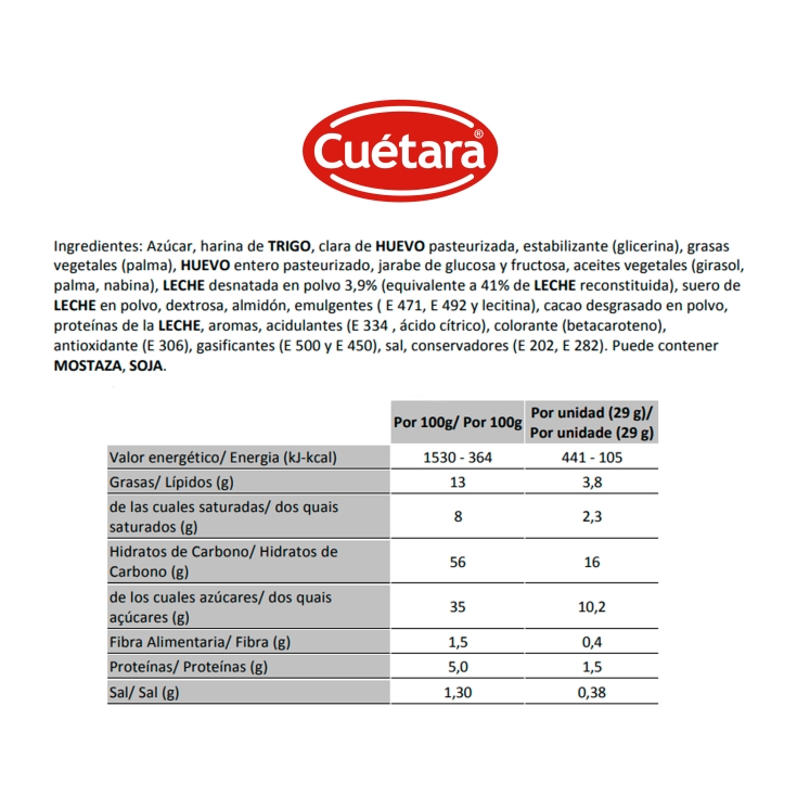 bizcochos crema, 145g