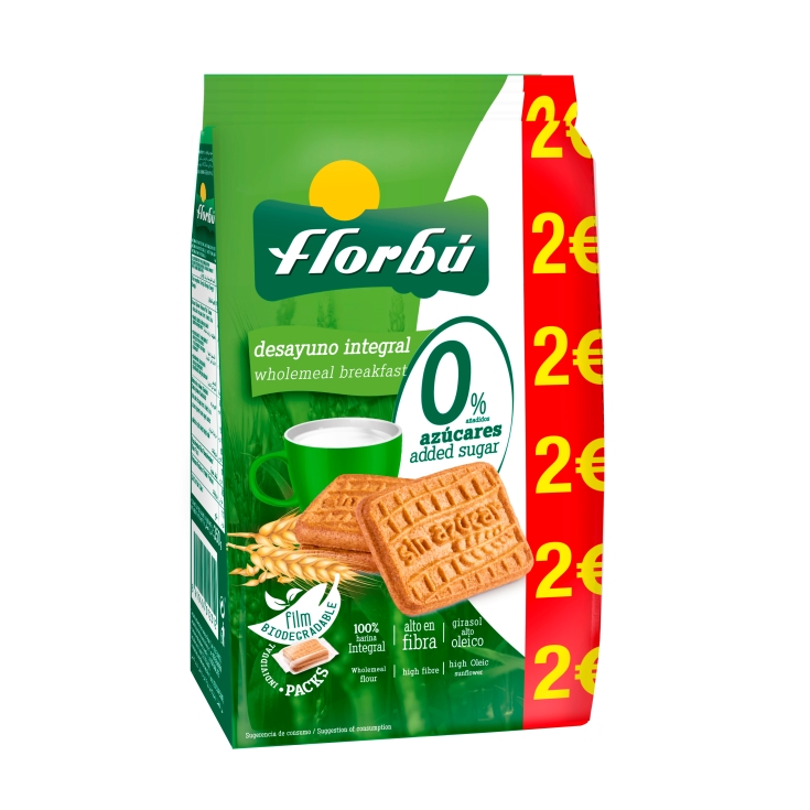 galletas desayuno integral 0%azúcares, 290g