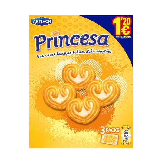 galleta princesa, 90g