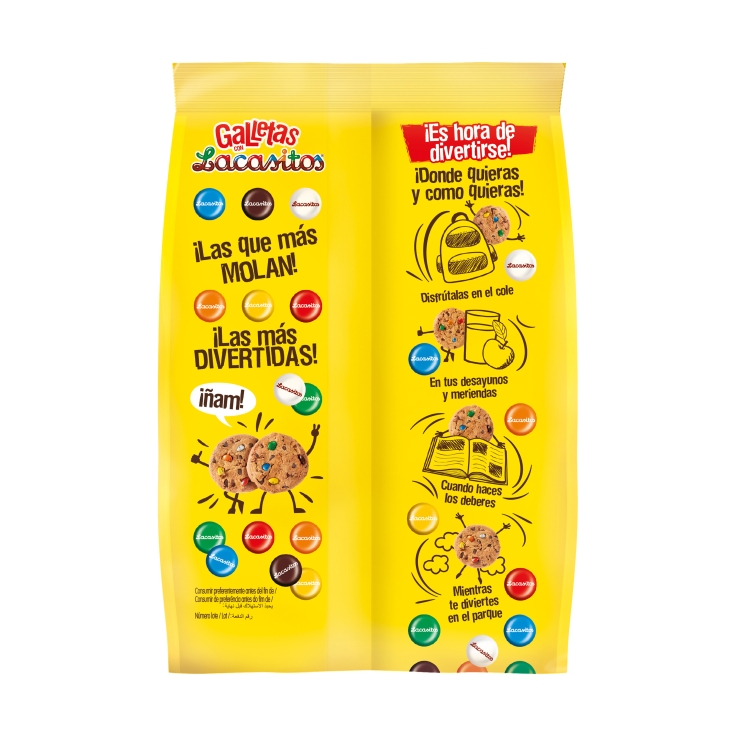galletas con lacasitos, 120g