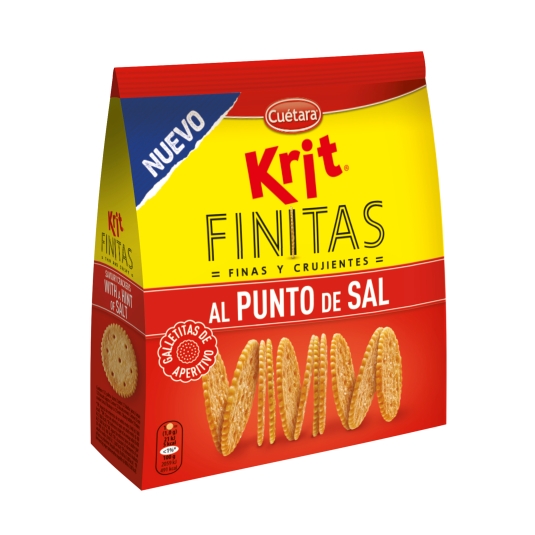 galletas finitas saladas, 125g