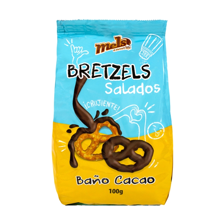 bretzels salados cacao, 100g