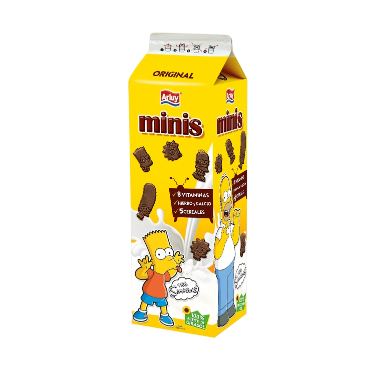 galletas minis simpsons choco, 275g