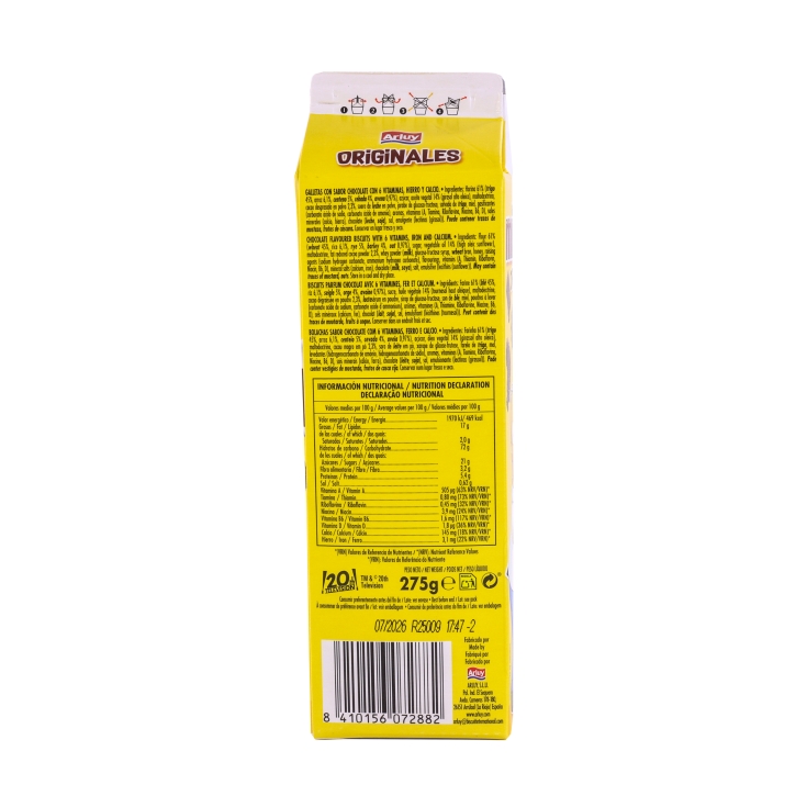 galletas minis simpsons choco, 275g