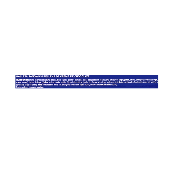 galletas rellenas chocolate, 500g