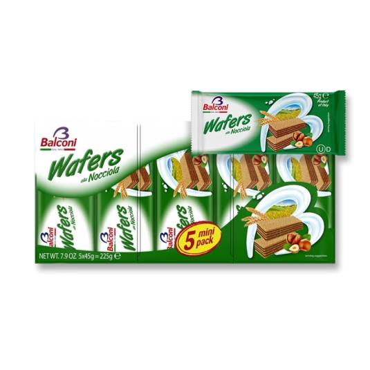 wafers nocciola, 225g