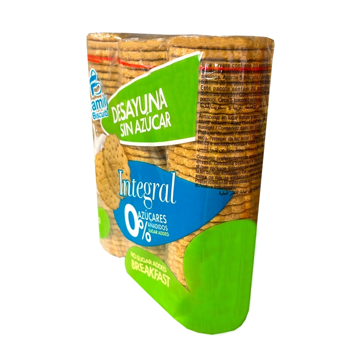galleta integral 0%azúcar 200g, pk-3