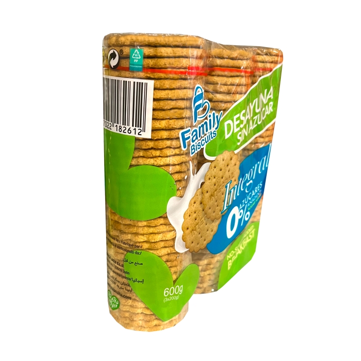 galleta integral 0%azúcar 200g, pk-3