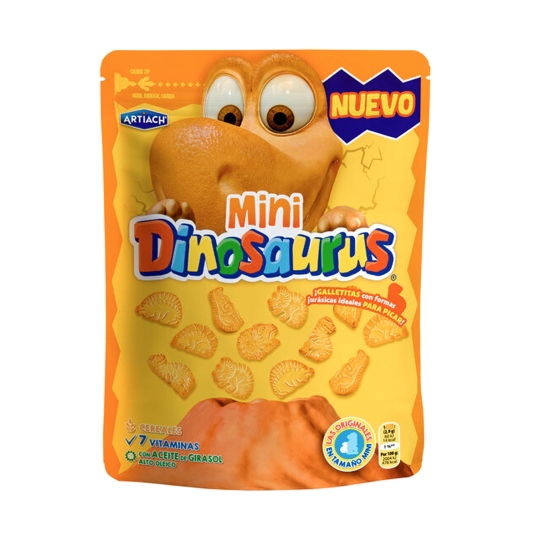mini galletas dinosaurus, 196g