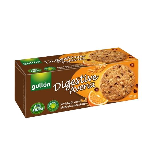 galletas digestive avena choco naranja, 280g