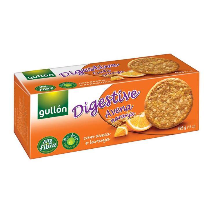 galletas digestive avena naranja, 425g - El Jamón