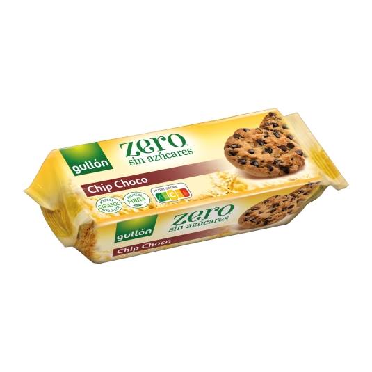 galletas chip choco sin azúcares zero, 125g