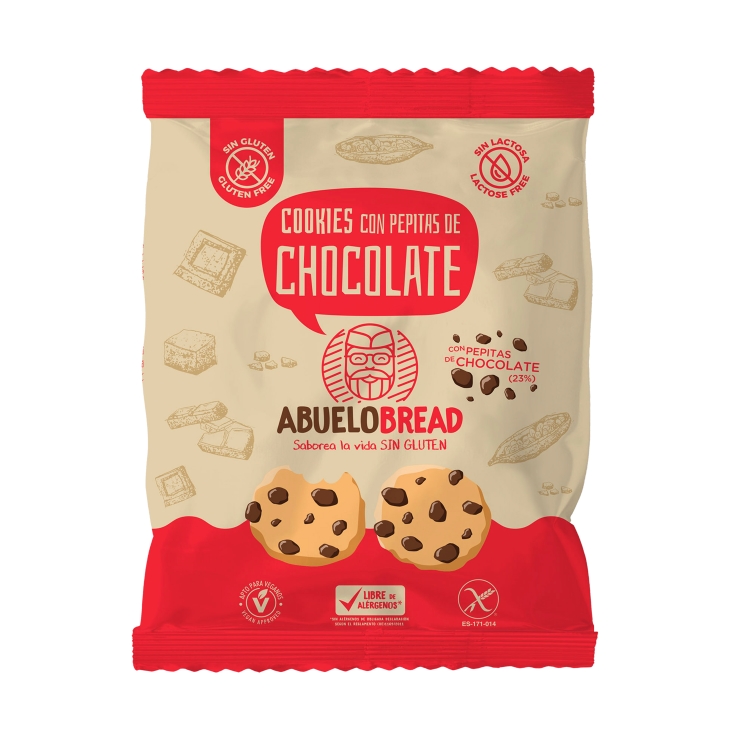 galletas con pepitas chocolate, 150g