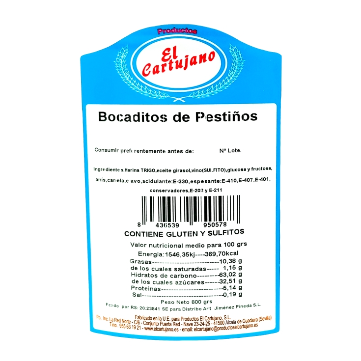 pestiños miel, 270g