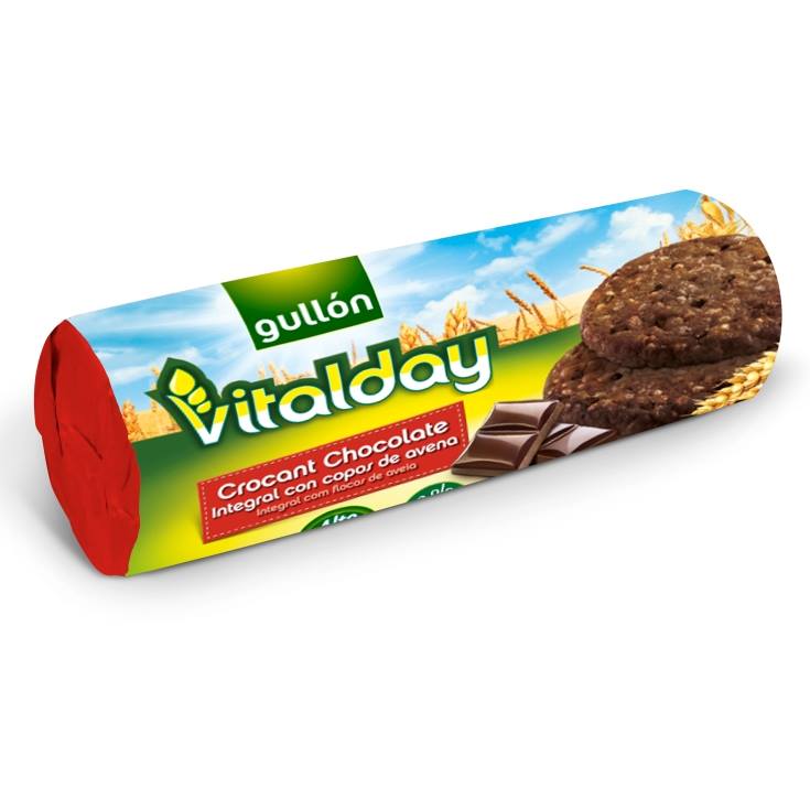 galletas vitalday crocant chocolate, 280g