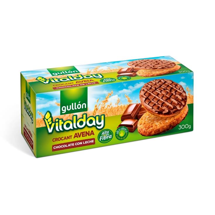 galletas vitalday crocant avena choco, 300g