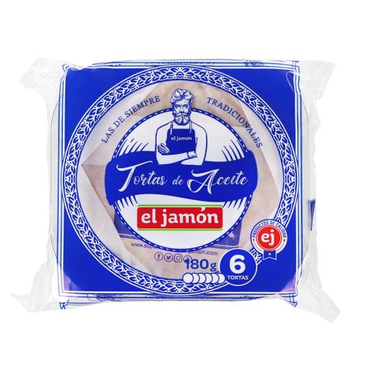 tortas de aceite 6ud, 180g