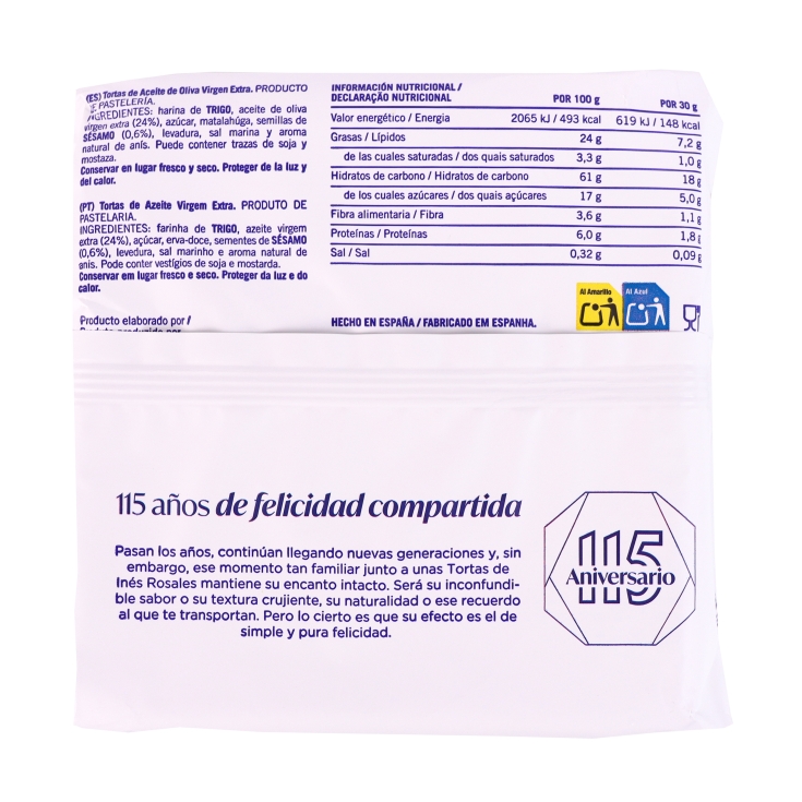 tortas aceite 6ud, 180g
