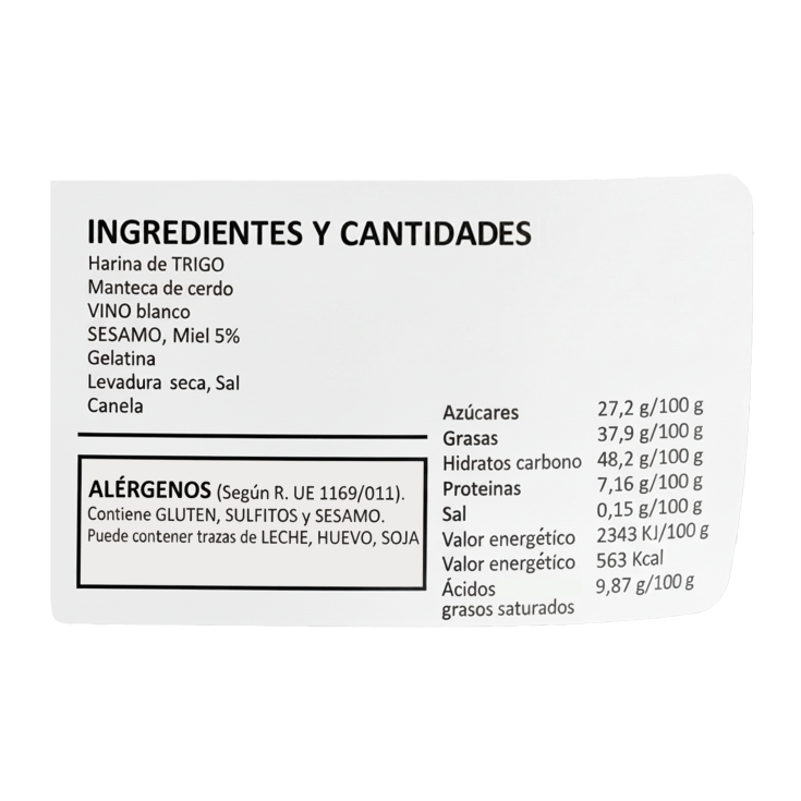 pestiños cubo, 700g