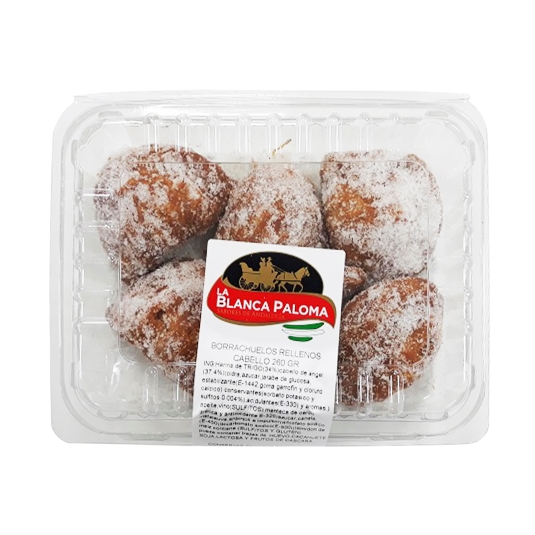 borrachuelo azúcar relleno de cabello, 260g