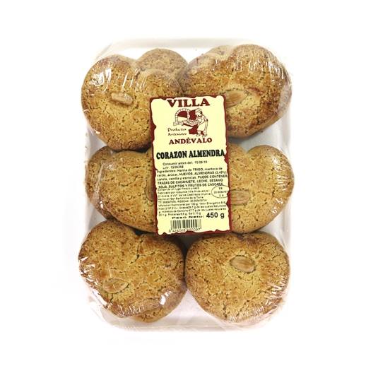 corazón almendra, 375g