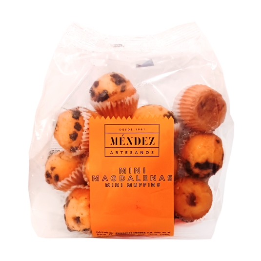 mini magdalenas pepitas chocolate, 180g
