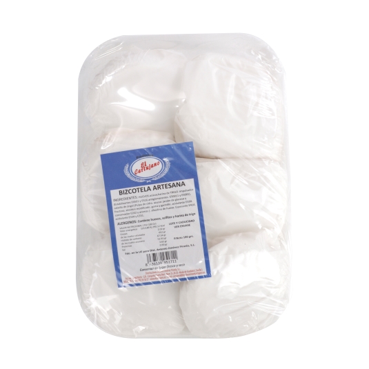 bizcotelas artesanas, 180g
