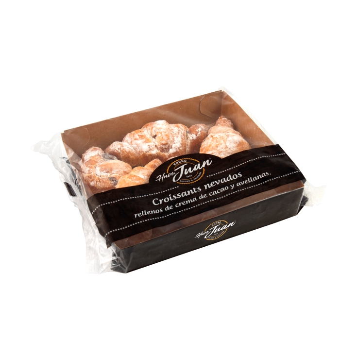 cajita croissant cacao nevado 5ud, 178g