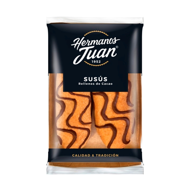 susús relleno cacao 2ud, 200g