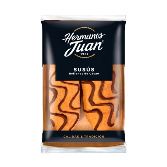 susús relleno cacao 2ud, 200g