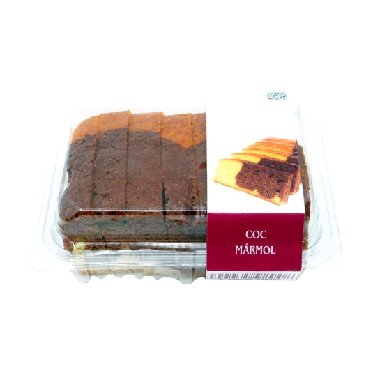 bizcocho coc mármol, 400g