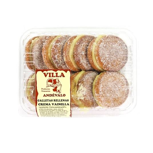 galletas rellenas de crema de vainilla, 300g