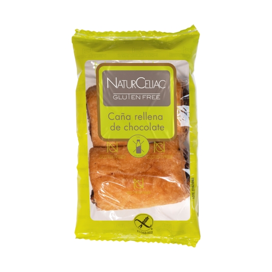 caña rellena chocolate sin gluten, 140g