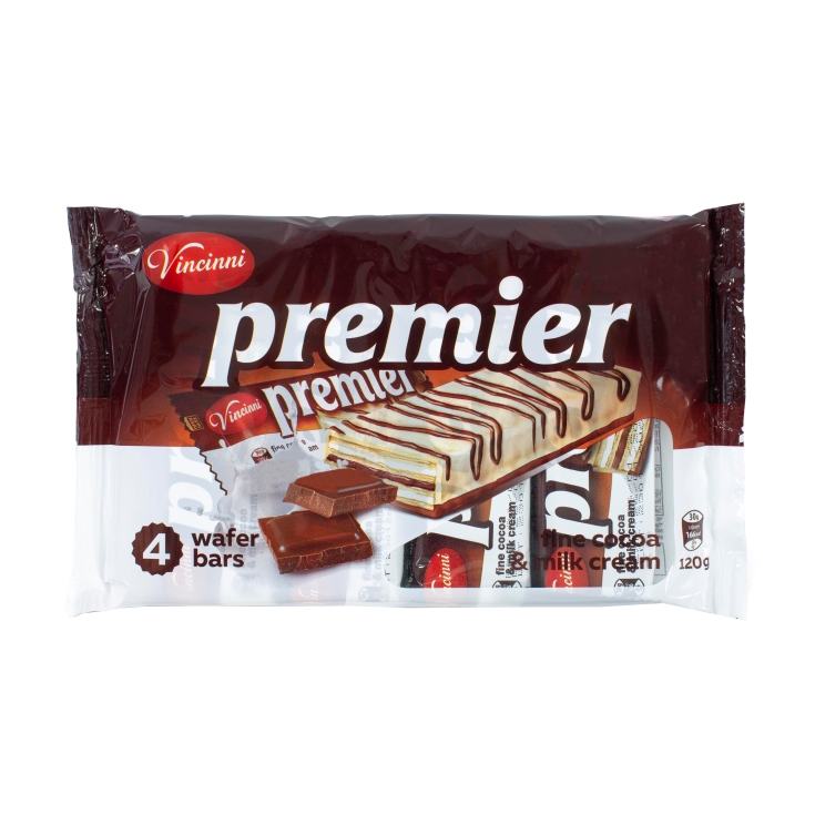 chocolatina wafer premier, 120g