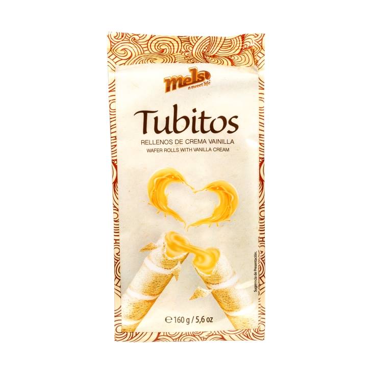 tubitos vainilla, 160g