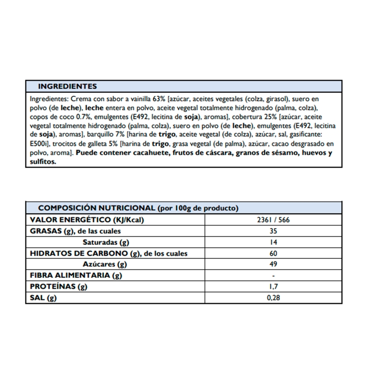 cornetti crocanti black cookies, 100g