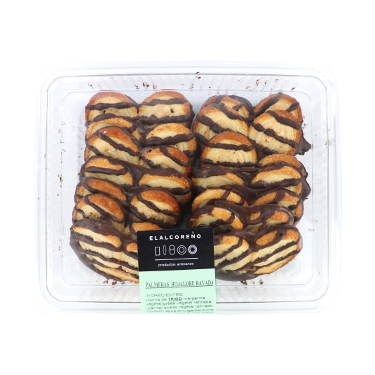 palmeras rayadas choco negro, 175g
