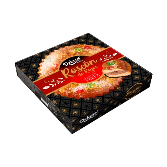 roscón reyes relleno sabor trufa, 850g